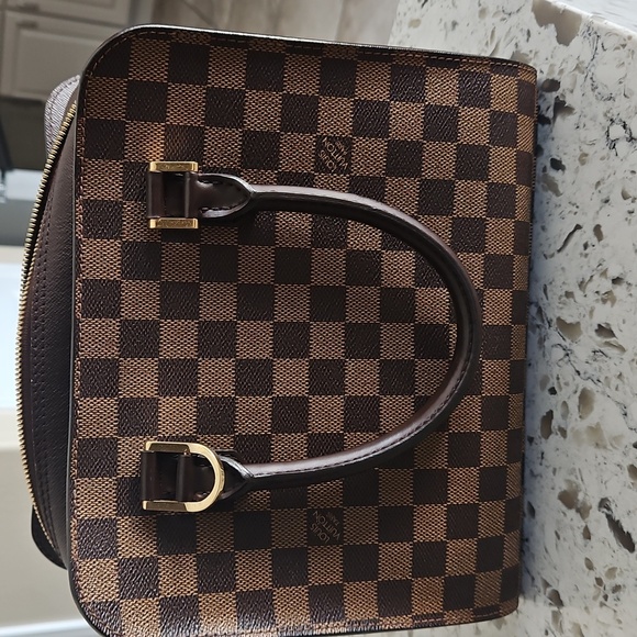 Louis Vuitton TRIANA Damier Ebene in EUC with Dust Bag - Picture 1 of 16